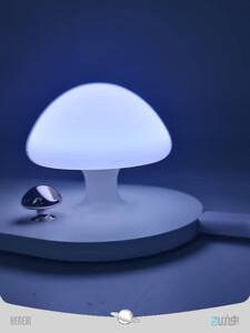 چراغ‌ خواب و شارژر وایرلس باسئوس Baseus mushroom lamp Desktop wireless charger