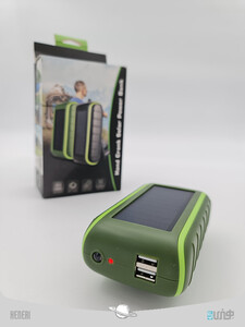 پاوربانک خورشیدی Hand Crank solar Power Bank
