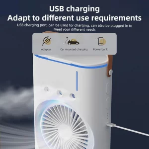 پنکه مه پاش دو فن دار Dual fan cooler