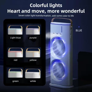پنکه مه پاش دو فن دار Dual fan cooler