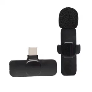 میکروفون بی سیم k8 با قابلیت پخش زنده برای اندروید K8 Wireless Microphone Portable Mini Mic for Android Phone live broadcast