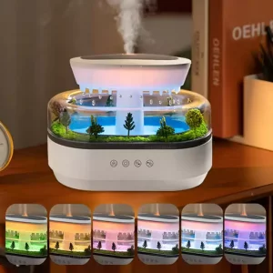 دستگاه بخور باران زا  طرح  جنگل آمازون   humidifier with Amazon rainforest design