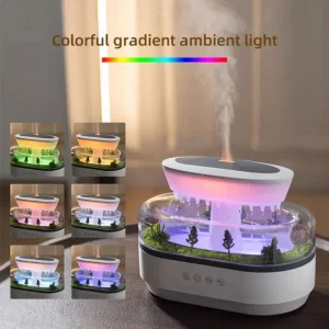 دستگاه بخور باران زا  طرح  جنگل آمازون   humidifier with Amazon rainforest design
