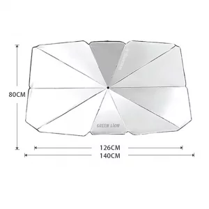 چتر آفتابگیر شیشه جلو اتومبیل برند گرین لاین Green  lion Car Windshield Sunshade Umbrella
