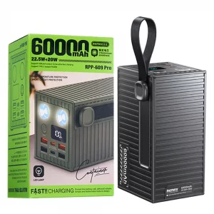 پاوربانک 60000 فست شارژ   برند ریمکس PowerBank Remax 60000mah FastCharging RPP-609 Pro