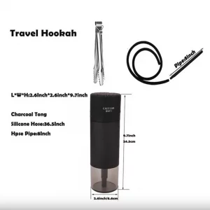 قلیان مسافرتی قابل حمل Portable travel hookah