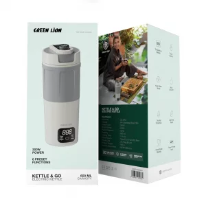 کتری برقی  گرین لاین 600 میلی لیتری  Green Lion Kettle &amp; Go Electric 600mL