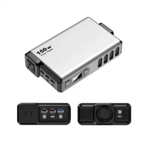 اینورتر و پاوربانک قابل حمل 150 وات 32000 پاورولوژی  Mini Power Station Powerology  150W 32000mAh PD 100W PPBCHA31