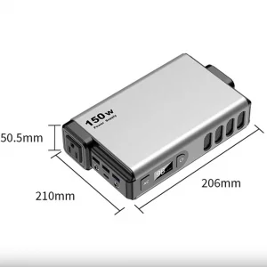 اینورتر و پاوربانک قابل حمل 150 وات 32000 پاورولوژی  Mini Power Station Powerology  150W 32000mAh PD 100W PPBCHA31