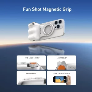 شاتر عکاسی  برند  تلسین مگنتی و  بلوتوثی Fun shot Magnetic Grip 2