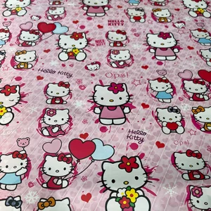 کاغذ کادو طرح کیتی  gift paper with Hello Kitty design