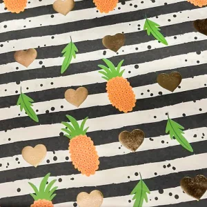 کاغذ کادو طلاکوب استوایی Tropical gold wrapping paper