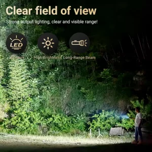 چراغ قوه جیبی یامائو YEMAO Portable  mini 4*LED flashlight model  YM-F40CU