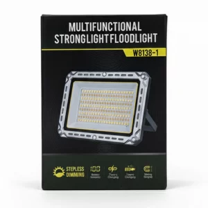 پروژکتور و چراغ شارژی چندکاره اورجینال  MULTIFUNCTIONAL STRONGLIGHT FLOODLIGHT W8138-1