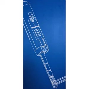 خودشور شارژی مسافرتی 2.5 لیتری  همراه با شلنگ برند بلو فایر  pocket travel bidet sprayer BLUE FIRE S24A