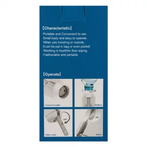 خودشور  شارژی مسافرتی برند بلو فایر مدل pocket travel bidet sprayer BLUE FIRE BS- 21s