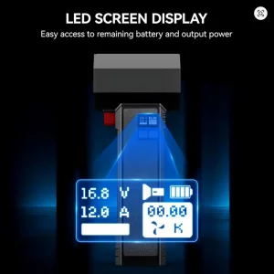 فن توربو دستی با نورپردازی قدرتمند مدل  Booster Violent Turbo TF64 Air Dryer With LED Light TF64