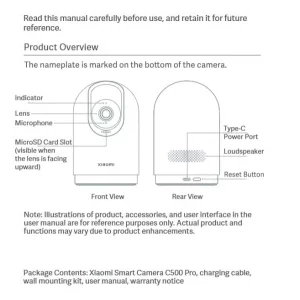 دوربین هوشمند شیائومی مدل Xiaomi Smart Camera C500 Pro