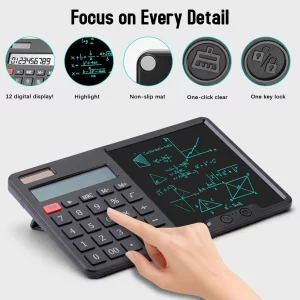 ماشین حساب دارای تبلت برند نوکسو  مدل  Solar Calculator with Writing Pad NOXO CA-N1