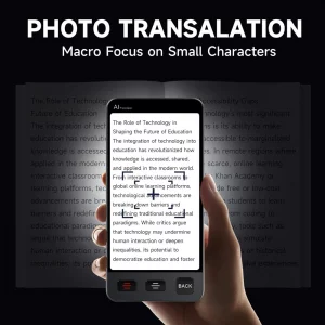 دستگاه مترجم زبان قابل حمل Portable language translator device M80 pro