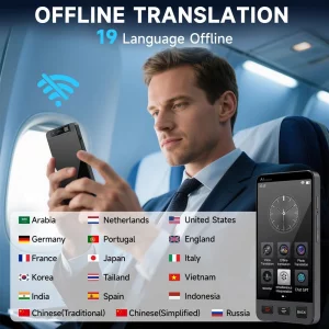دستگاه مترجم زبان قابل حمل Portable language translator device M80 pro