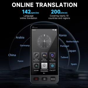 دستگاه مترجم زبان قابل حمل Portable language translator device M80 pro