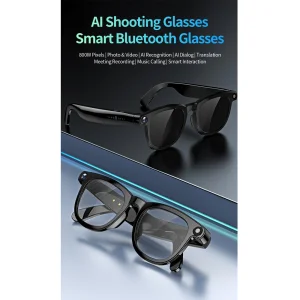 عینک هوشمند دوربین دار مدل AI Smart Glasses CY01