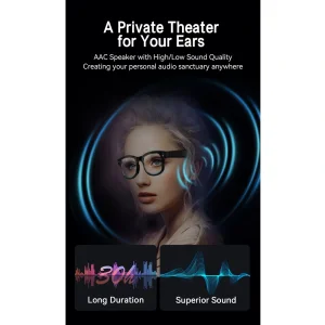 عینک هوشمند دوربین دار مجهز به هوش مصنوعی Aimb-G2 Smart Glasses Camera Bluetooth Call AI Translation