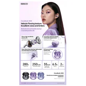 هندزفری ریمکس مدل Remax cozybuds w29