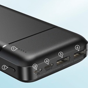 پاوربانک ریمکس RPP-166 ظرفیت 20000 میلی آمپر Power Bank Remax Rpp-166