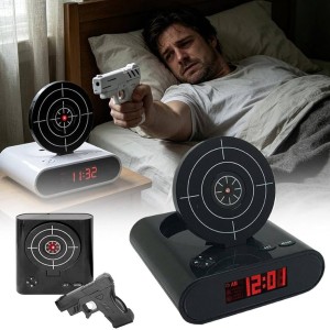 ساعت زنگ‌ دار تفنگی gun alarm clock