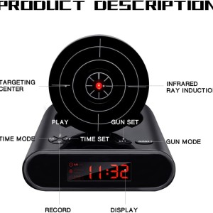 ساعت زنگ‌ دار تفنگی gun alarm clock