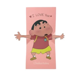کارت تبریک دوست دارم فانتزی Shinchan I love you Card