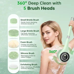 برس برقی حمام ضدآب  مدل  ELECTRIC BATH BRUSH MODEL- XZS-388