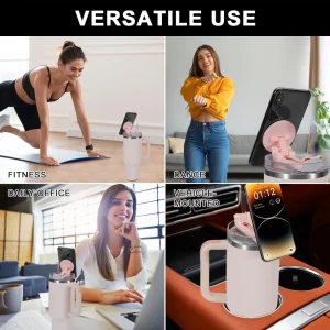 نگهدارنده گوشی مخصوص درب استنلی Water Bottle Phone Holder for Stanley 40oz Quencher