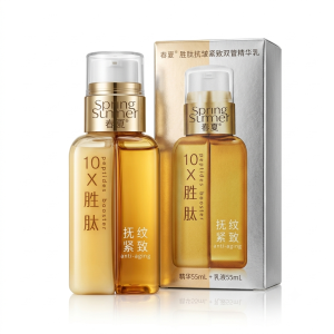 سرم 2 لوله سفت کننده و ضد چروک با اسانس شیر Serum 2 tubes firming and anti-wrinkle with milk essence
