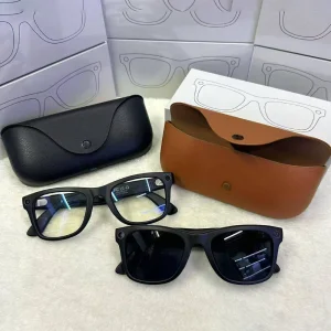 عینک هوشمند دوربین دار طرح متا smart camera glasses whit meta design