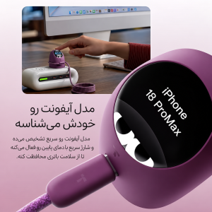 شارژر دیواری نمایشگردار برند Torras مدل  Torras Winky Wall Charger with Display