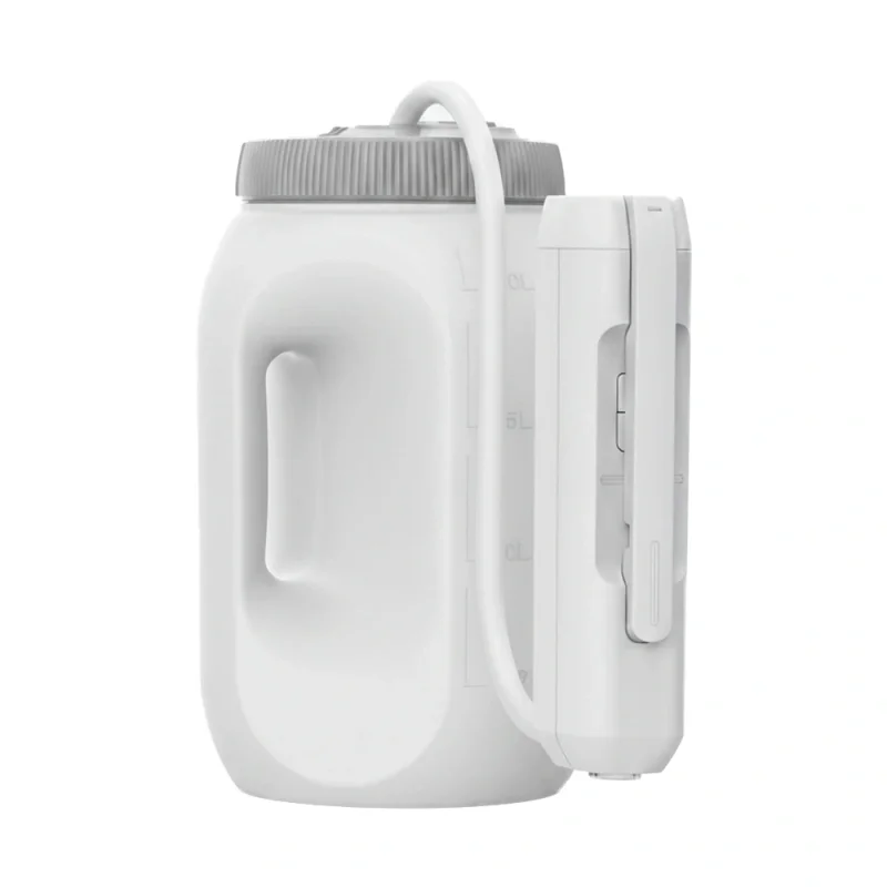 خودشور شارژی مسافرتی 2.5 لیتری  همراه با شلنگ برند بلو فایر  pocket travel bidet sprayer BLUE FIRE S24A