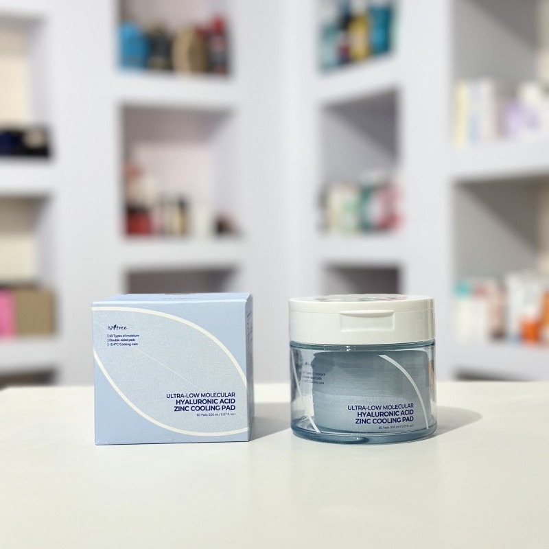 تونر پد خنک کننده هیالورنیک اسید ایزنتری Isntree