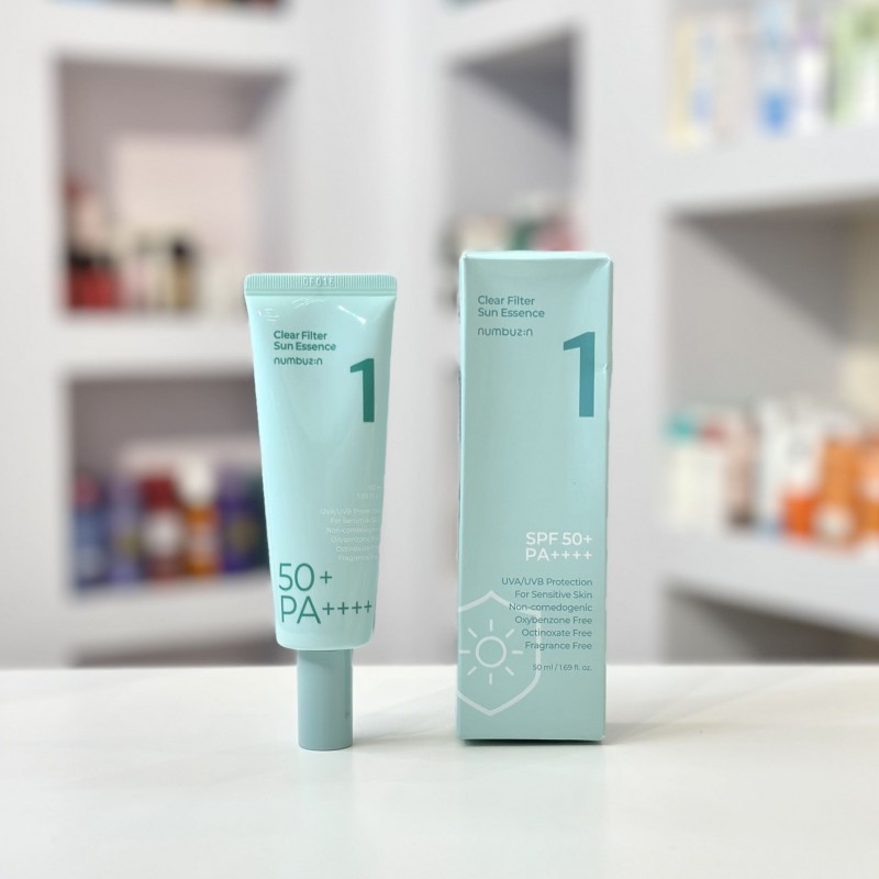 اسنس ضد آفتاب تسکین دهنده و روشن کننده شماره 1 نامبوزین Numbuzin