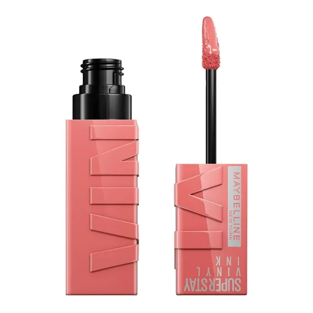 رژلب مایع براق سوپر استی رنگ charmed میبلین maybelline