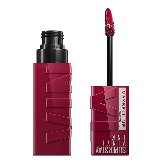 رژلب مایع براق سوپر استی رنگ unrivaled میبلین maybelline