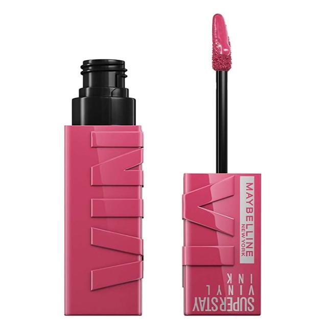 رژلب مایع براق سوپر استی رنگ coy میبلین maybelline