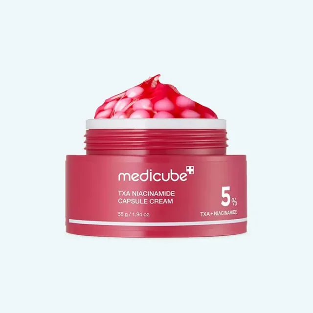 کرم کپسولی ترانگزامیک اسید و نیاسینامید مدی کیوب medicube