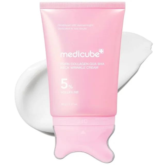 کرم ضدچروک و سفت‌کننده گردن PDRN کلاژن مدیکیوب با گوآشا medicube