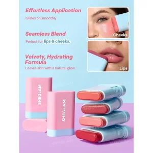 رژ گونه استیکی شیگلم sheglam - رنگ brist babe