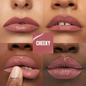 رژلب مایع براق سوپر استی رنگ cheeky میبلین maybelline