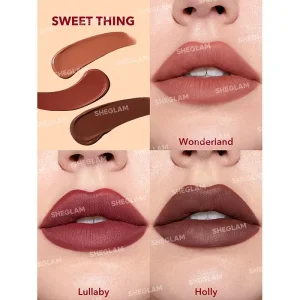 ست رژ لب مایع مات شیگلم sheglam - رنگ Sweet Thing