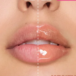 لیپ گلاس رنگ glassy هدی بیوتی huda beauty